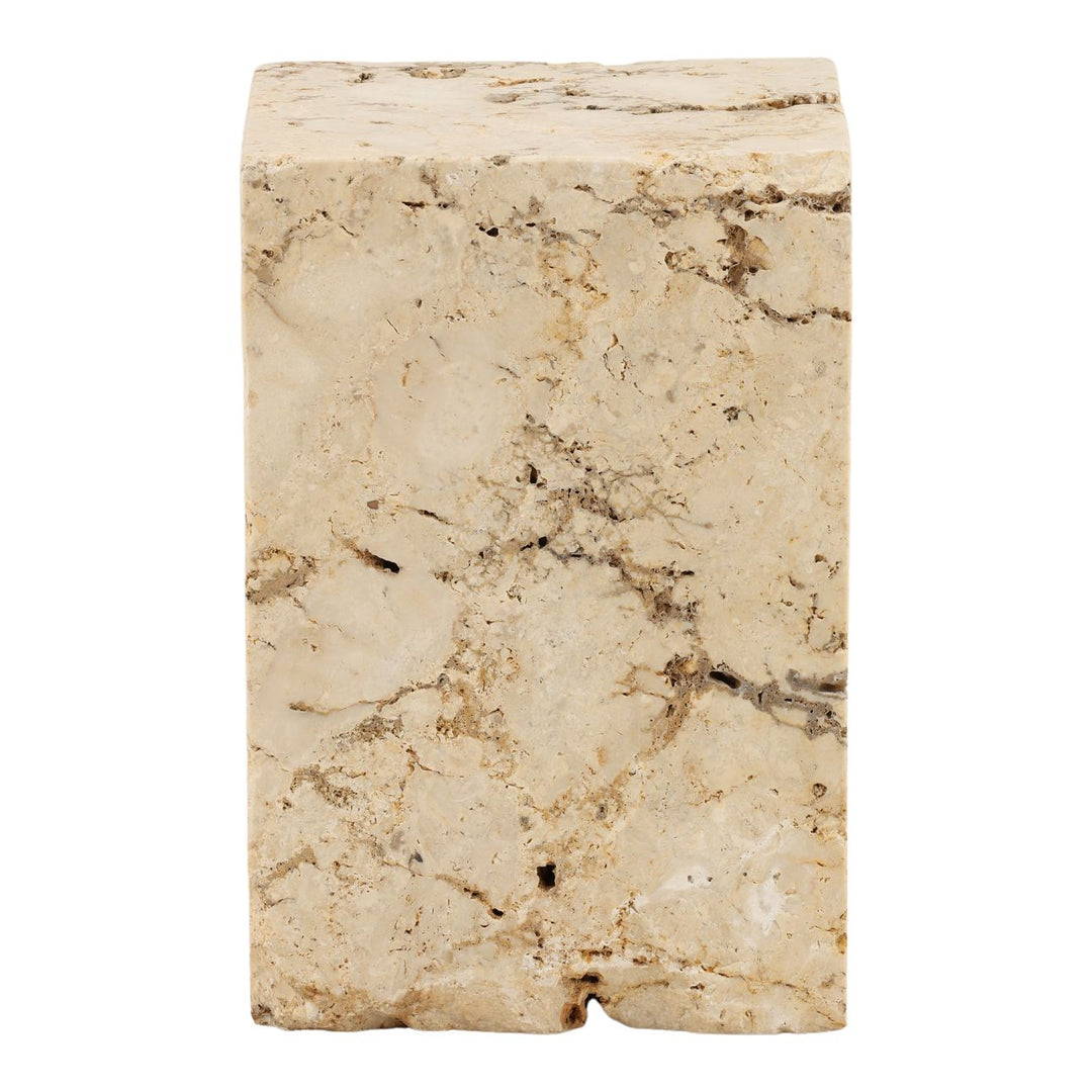 Stellan Marble Stool, front view