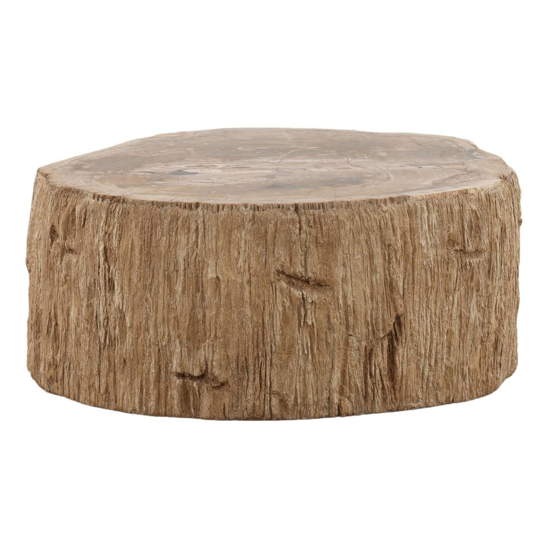 Arlo Petrified Wood Coffee Table, 42-inch size class, profile view