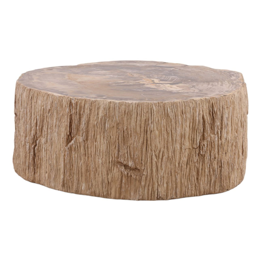 Arlo Petrified Wood Coffee Table, 48-inch size class, profile view