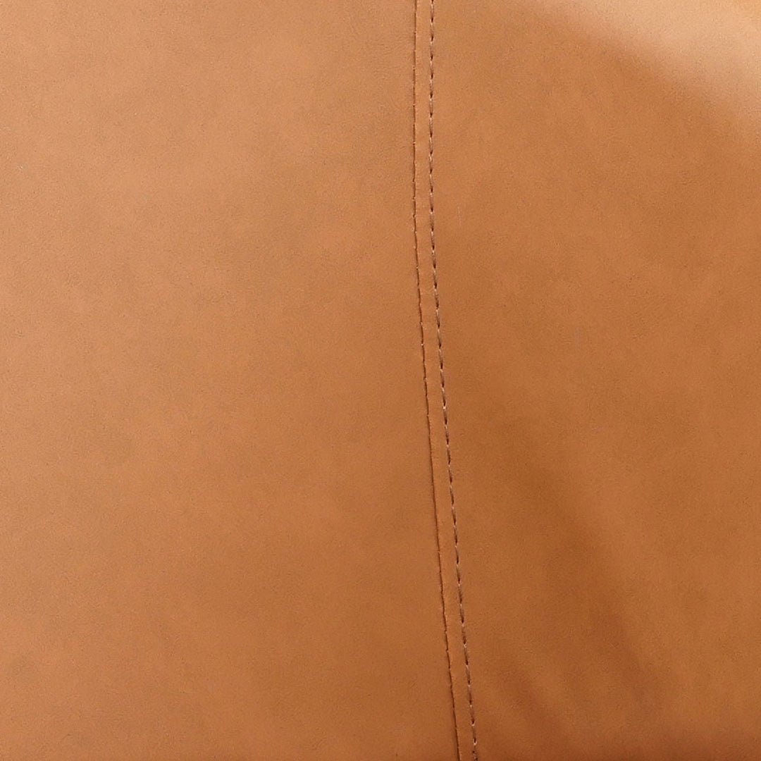 Cathrin Dining Chairs, Set of 2, Camel Faux Leather, detail 1 view