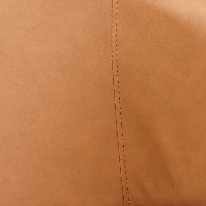 Cathrin Dining Chairs, Set of 2, Camel Faux Leather, detail 1 view
