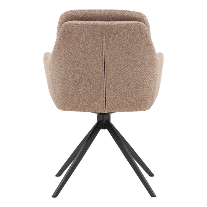 Raven Sand Dining Chairs, Set of 2, back view