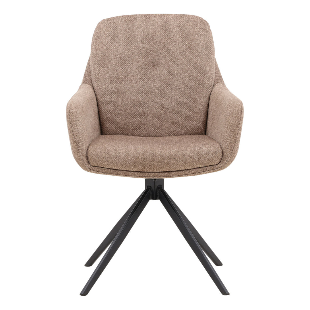 Raven Sand Dining Chairs, Set of 2, front view
