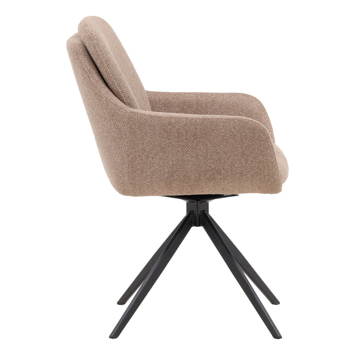 Raven Sand Dining Chairs, Set of 2, profile view