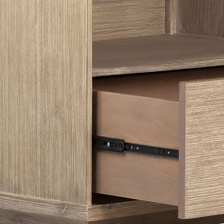 Juliet Solid Acacia Nightstand, detail 2 view