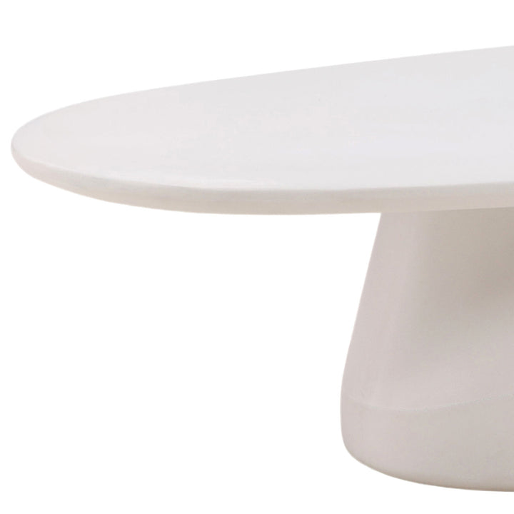 Tula Ivory Outdoor Coffee Table, detail 2 view