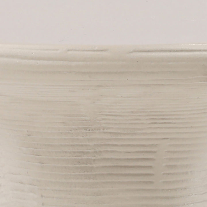 June Ivory Outdoor Side Table, detail 1 view