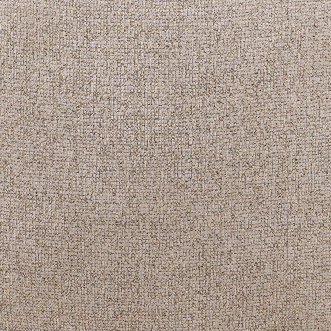 Aislin Upholstered Metal Base Swivel Chair, Oatmeal, detail 1 view