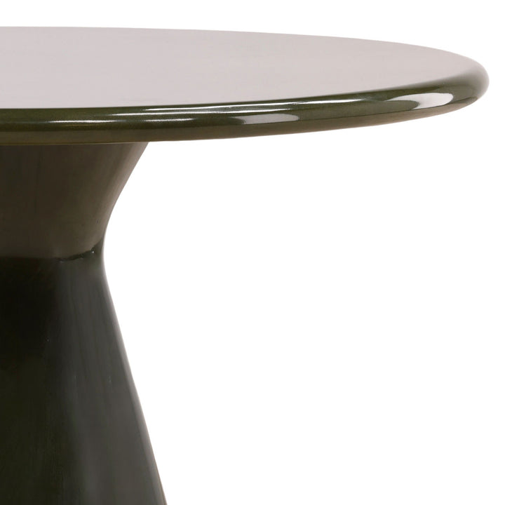 Avery Olive Concrete Outdoor Dining Table, detail 2 view