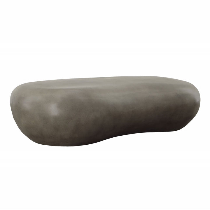 Sienna Concrete Outdoor Coffee Table, three-quarter studio view