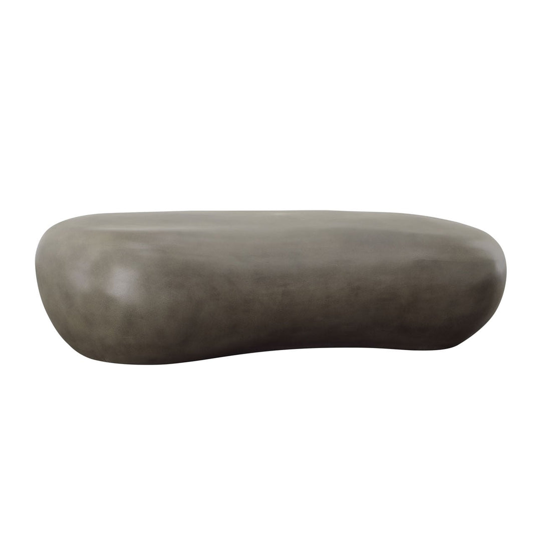 Sienna Concrete Outdoor Coffee Table, front view