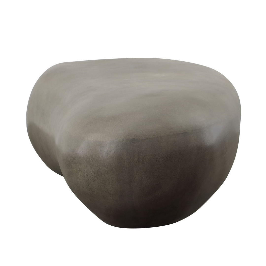 Sienna Concrete Outdoor Coffee Table, profile view