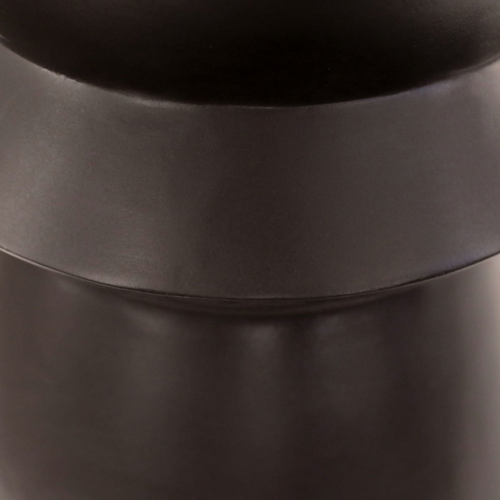 Koa Black Outdoor Side Table, detail 1 view