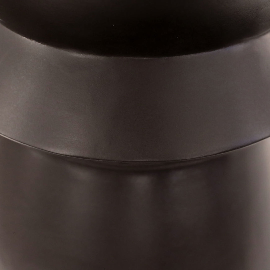 Koa Black Outdoor Side Table, detail 1 view