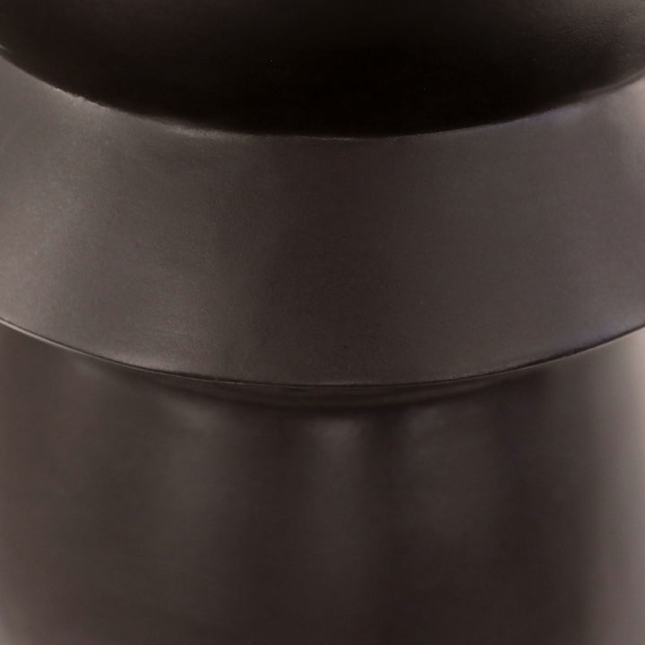 Koa Black Outdoor Side Table, detail 1 view