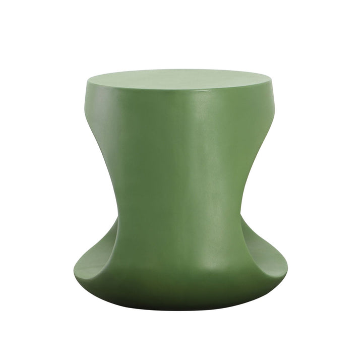 Olwen Olive Outdoor Side Table, back view
