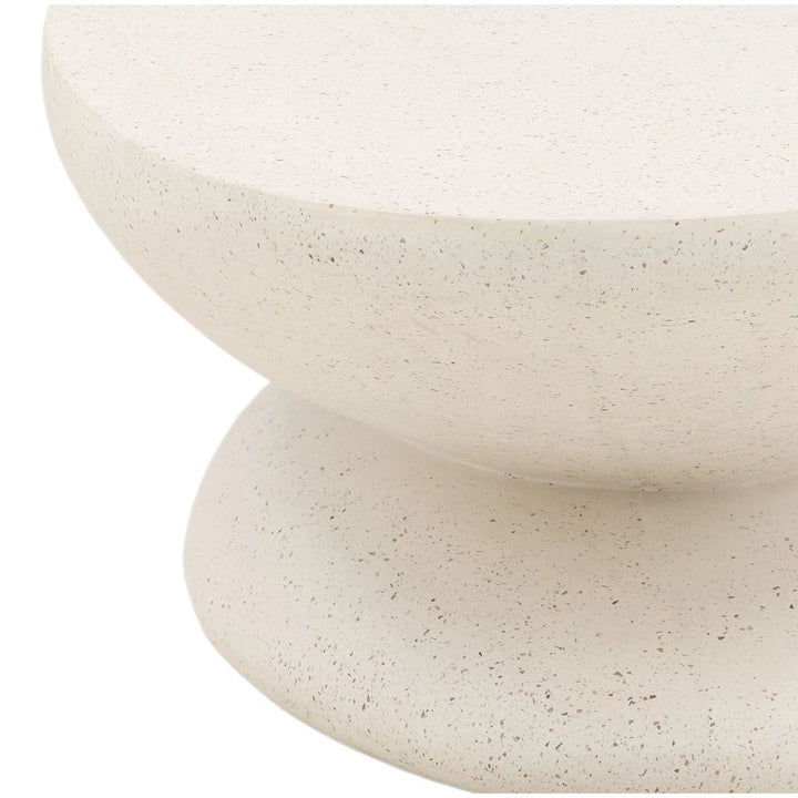 Jaia Terrazzo Outdoor Coffee Table, detail 2 view