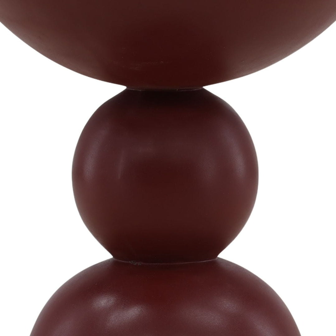 Zara Red Outdoor Side Table, detail 1 view