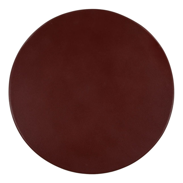 Zara Red Outdoor Side Table, overhead view