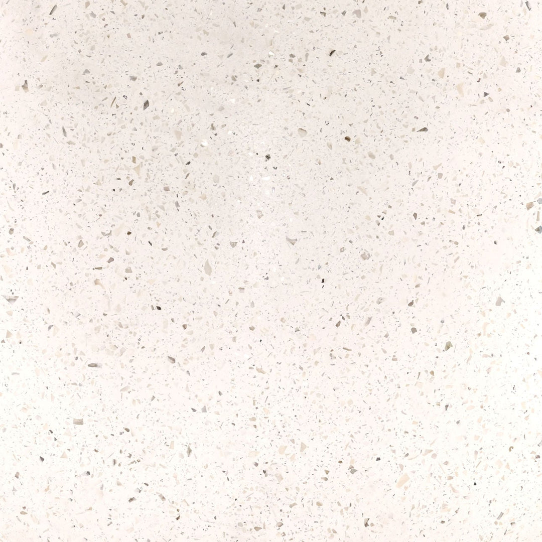 Imara Ivory Terrazzo Outdoor Dining Table, detail 1 view