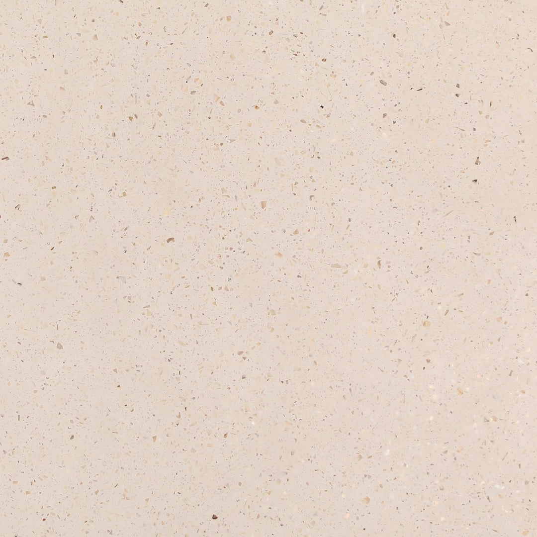 Amara Concrete Outdoor Dining Table, Ivory, detail 1 view
