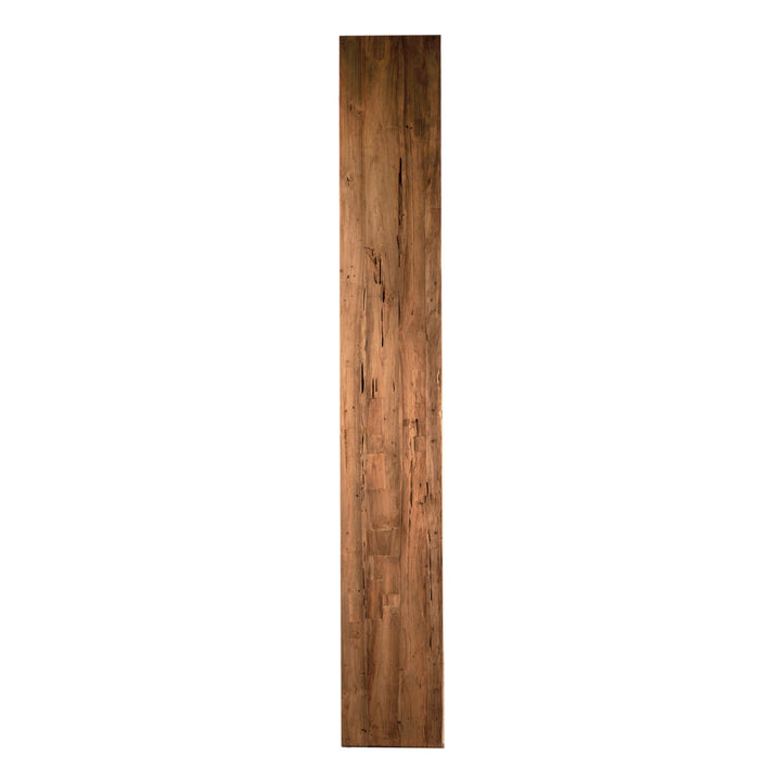 Marin Reclaimed Teak Bookcase, 55-inch · Medium Brown, profile view