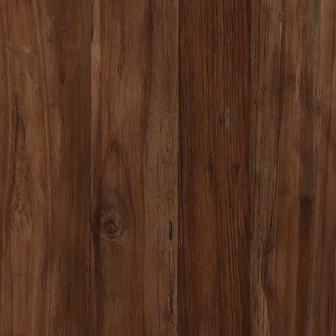 Marin Reclaimed Teak Bookcase, 87-inch · Natural, detail 1 view