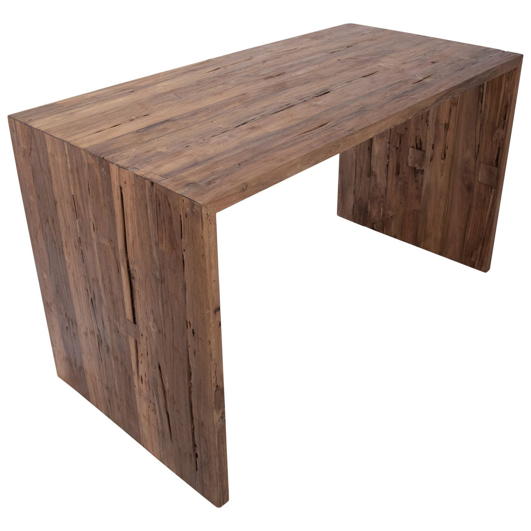 Chilren Reclaimed Teak Counter Table, overhead view