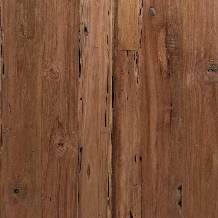 Chase Reclaimed Teak Desk, detail 1 view