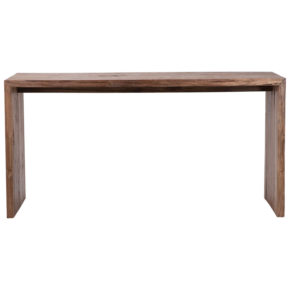 Chase Reclaimed Teak Desk, front view