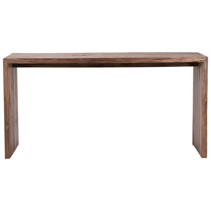 Chase Reclaimed Teak Desk, front view