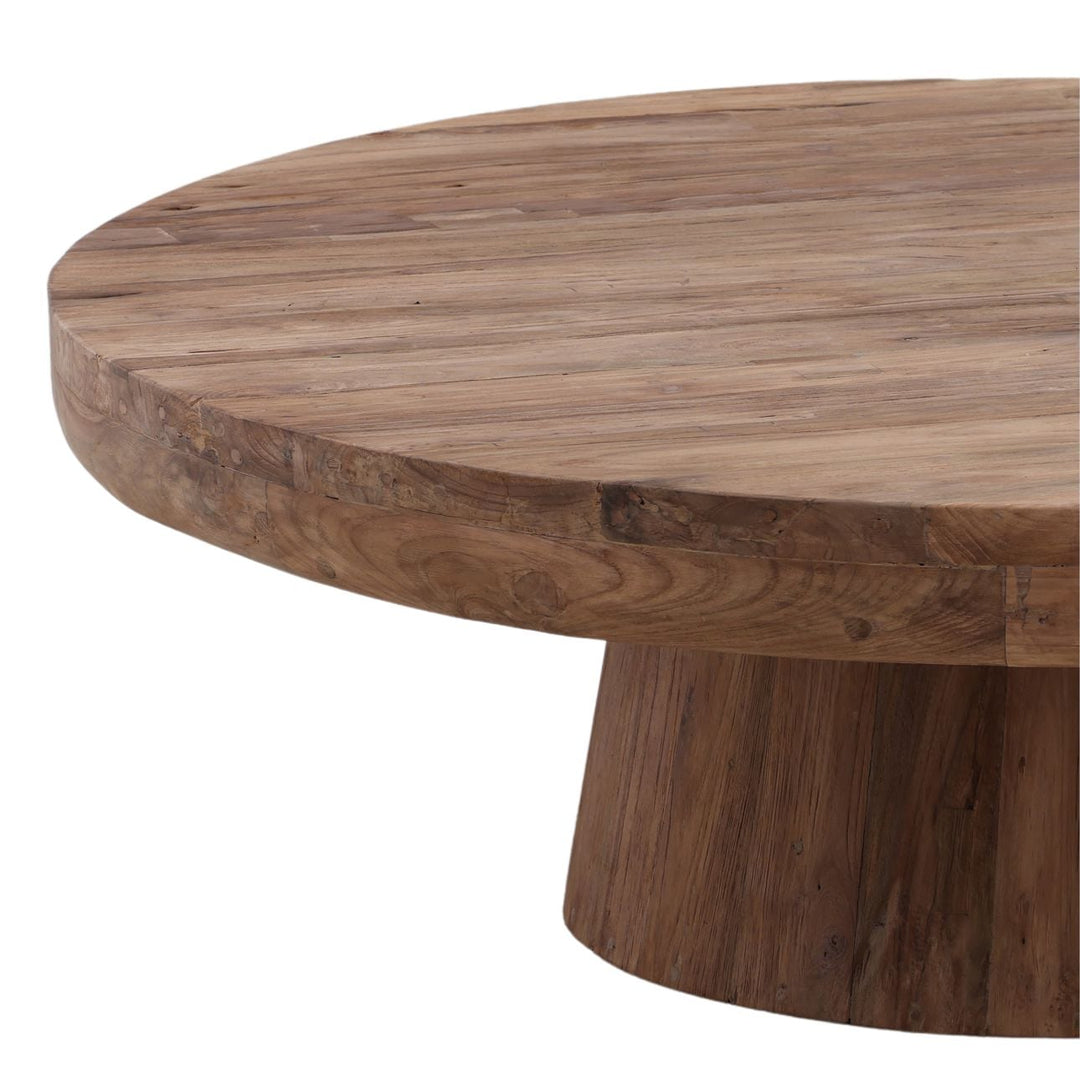 Rena Reclaimed Teak Coffee Table, detail 1 view