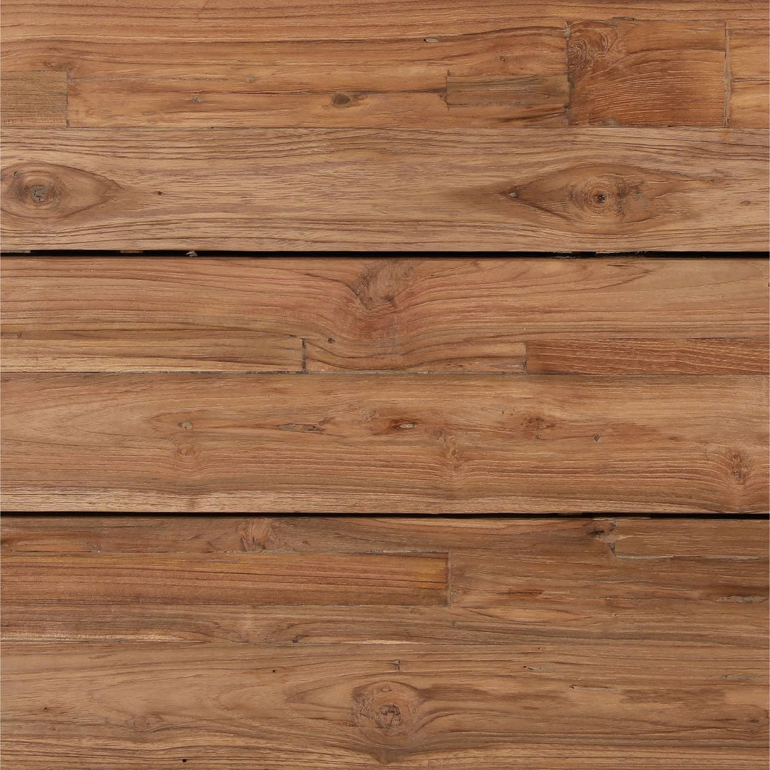 Belden Reclaimed Teak Outdoor Coffee Table, detail 1 view