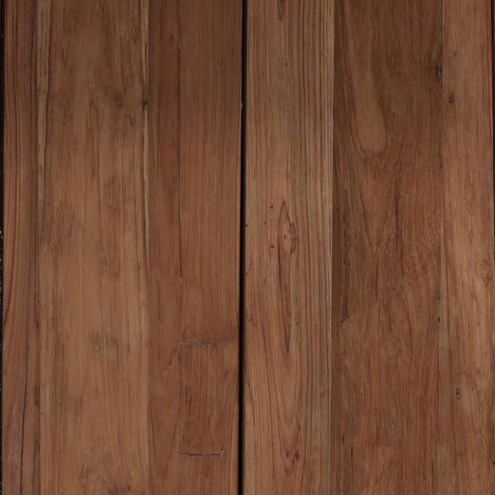 Belmont Reclaimed Teak Outdoor Dining Table, detail 1 view