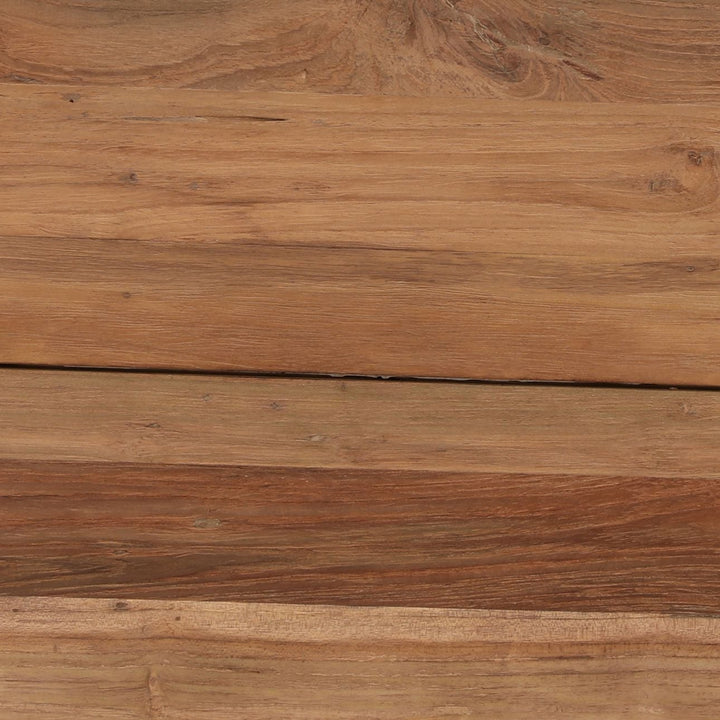Dara Outdoor Teak Bench, detail 1 view