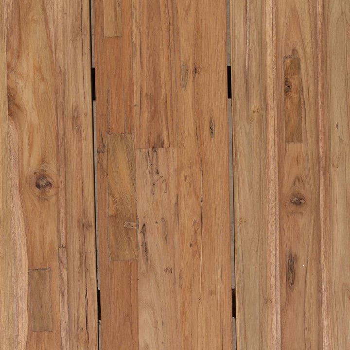 Davin Reclaimed Teak Outdoor Dining Table, detail 2 view