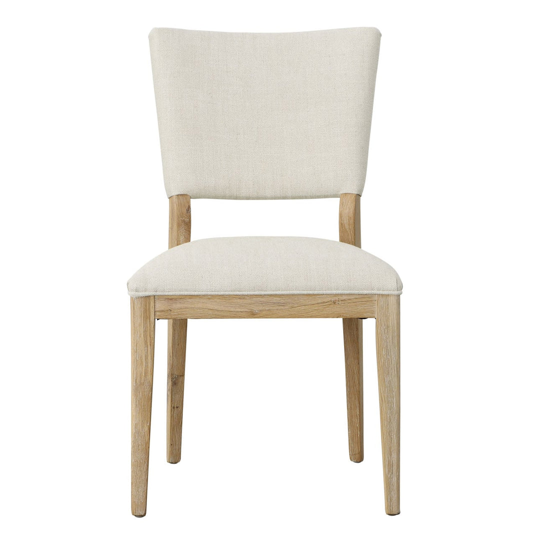 Lucille Sand Upholstered Dining Chair, front view