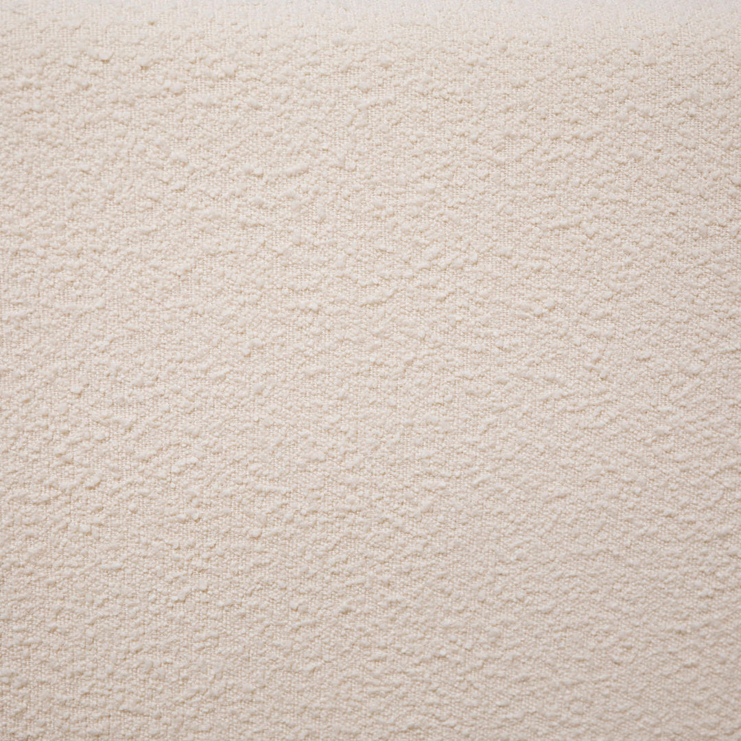 Tobin Boucle Bed, Queen · Cream Boucle, detail 2 view