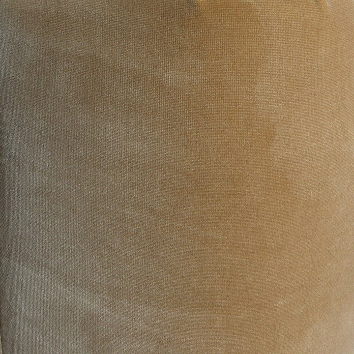 Aria Velvet and Boucle Bed, Queen · Camel Velvet, detail 1 view