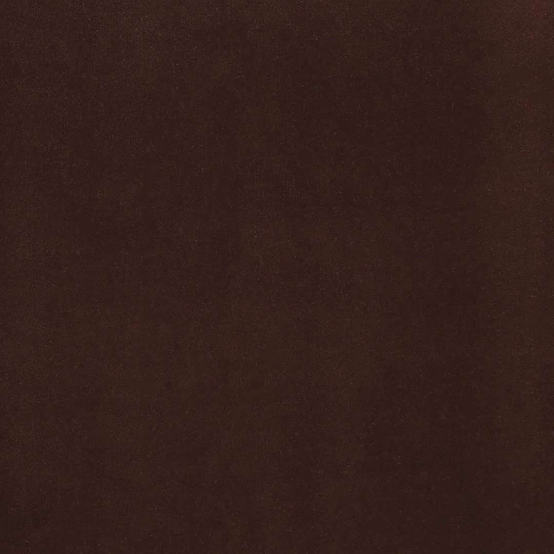 Aria Velvet and Boucle Bed, Queen · Chocolate Velvet, detail 1 view