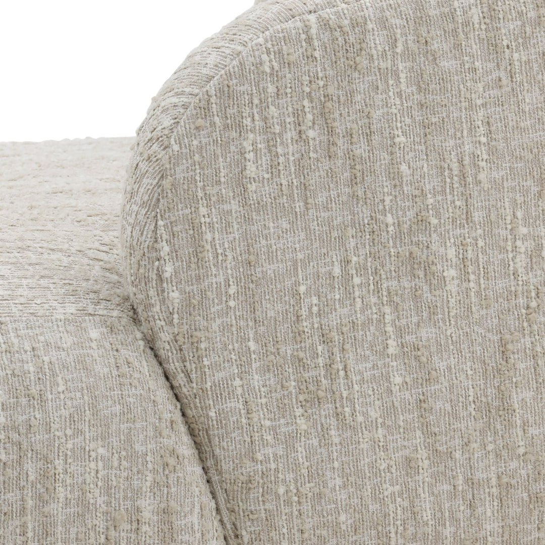 Romren Upholstered Chaise, Napa Beige Boucle, detail 2 view