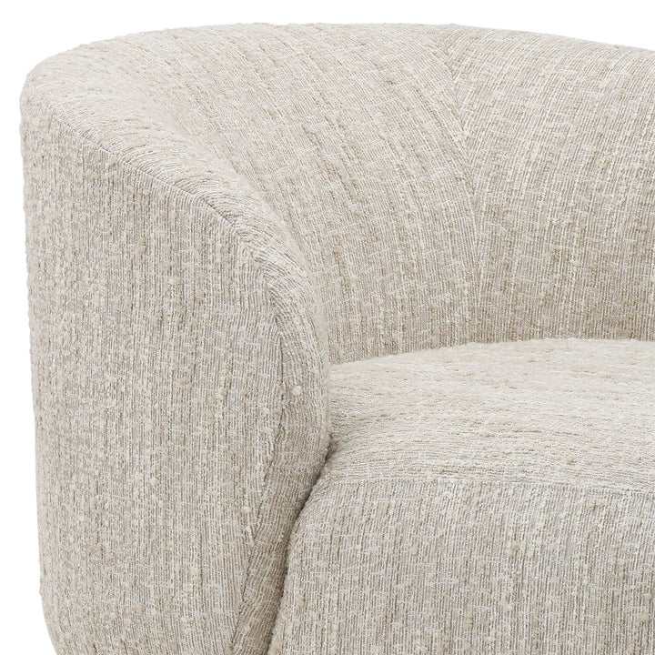 Romren Upholstered Chaise, Napa Beige Boucle, detail 4 view