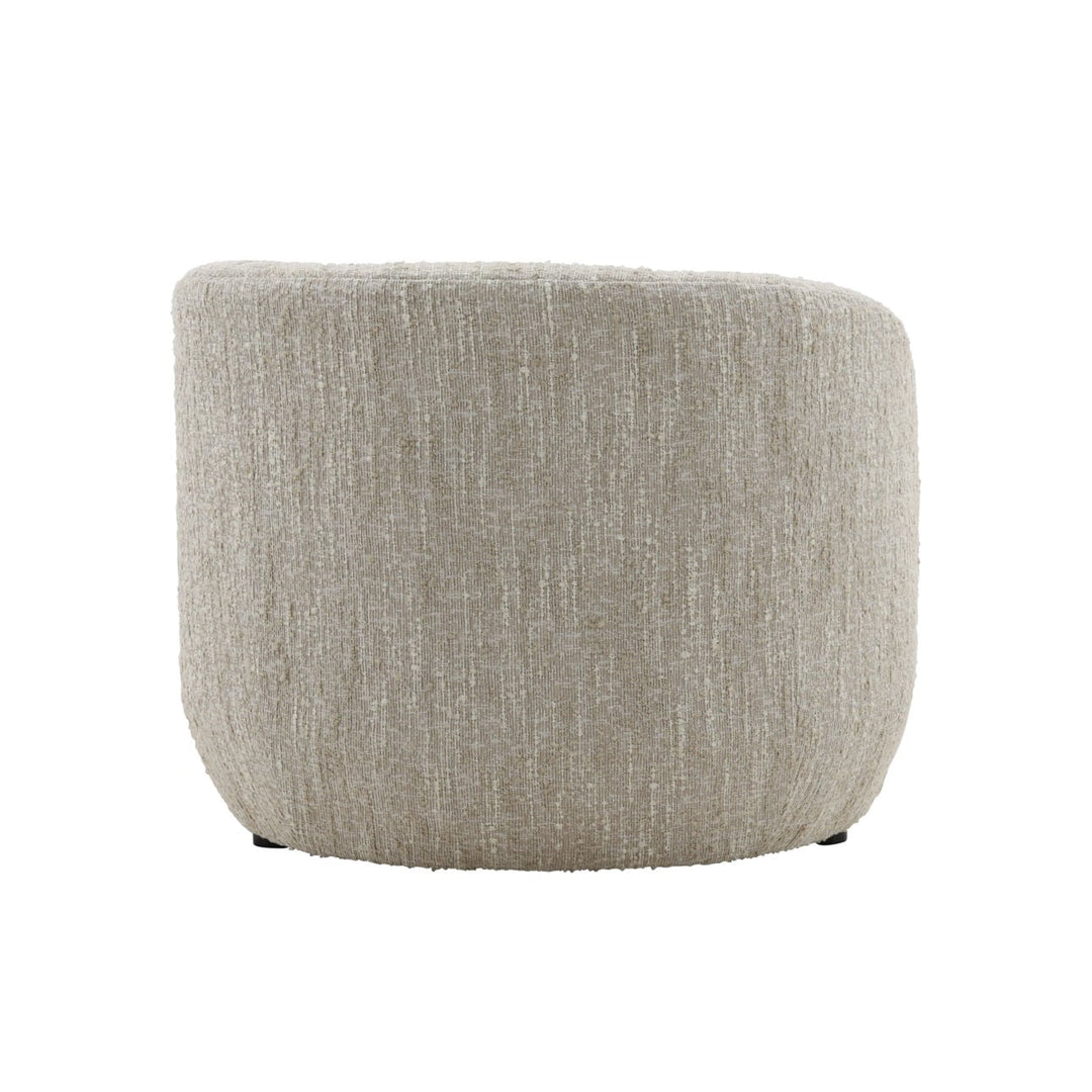 Romren Upholstered Chaise, Napa Beige Boucle, profile view