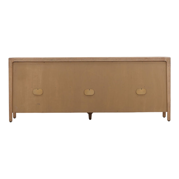 Braeden Oak Veneer Sideboard, back view