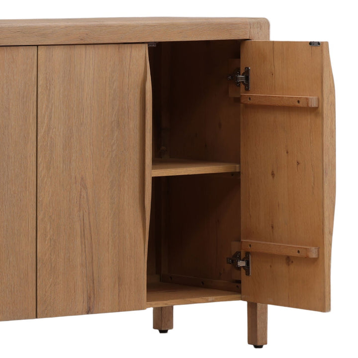 Braeden Oak Veneer Sideboard, detail 2 view
