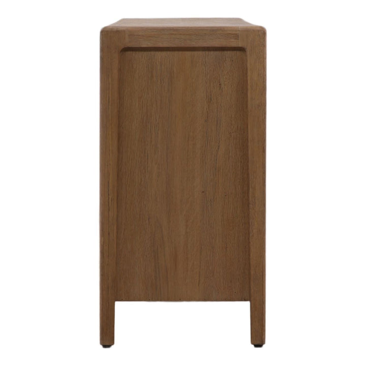 Braeden Oak Veneer Sideboard, profile view