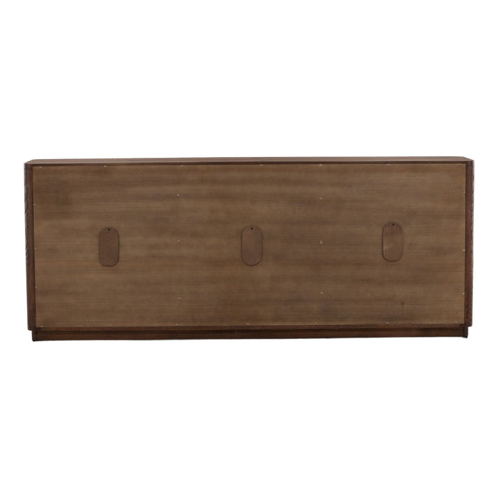 Geneva Oak Veneer Sideboard, back view