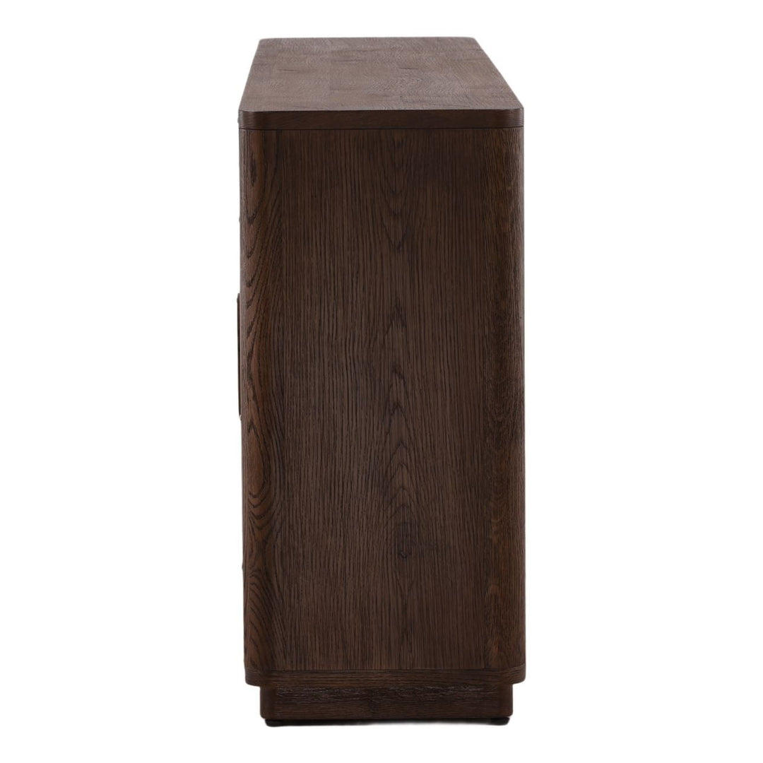 Geneva Oak Veneer Sideboard, profile view