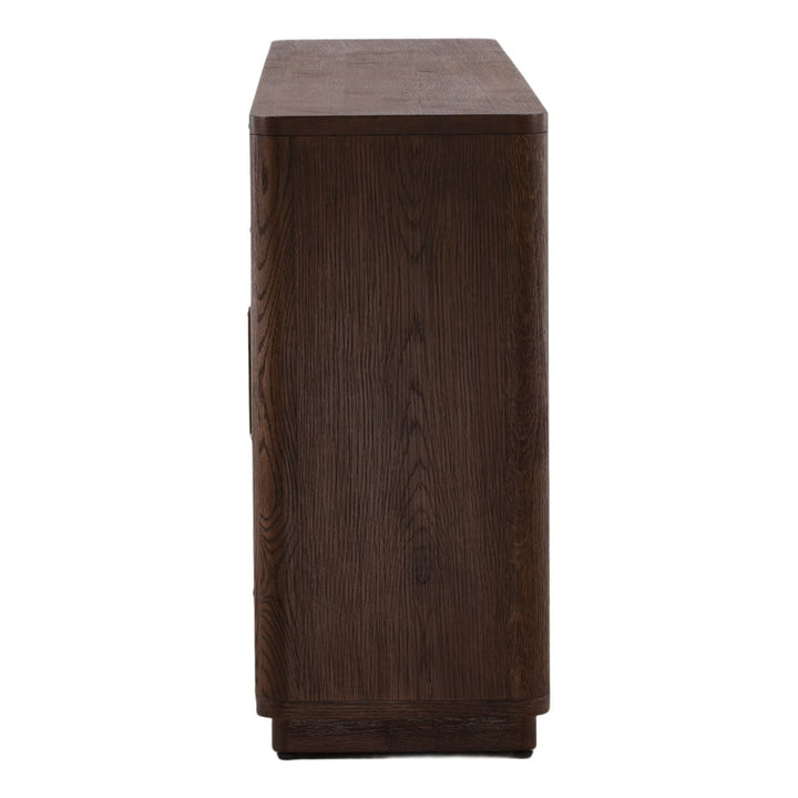 Geneva Oak Veneer Sideboard, profile view