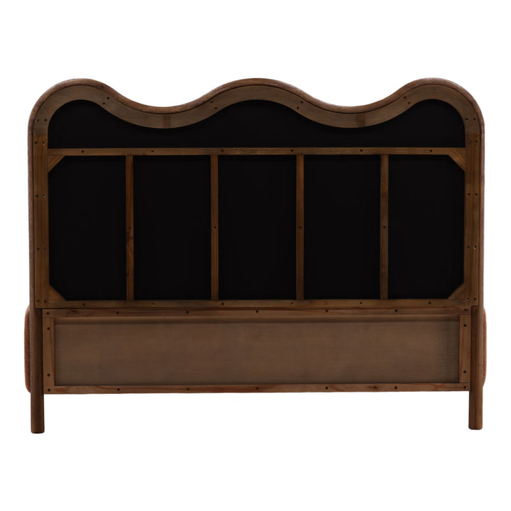 Hadley Rust Chenille Bed, back view